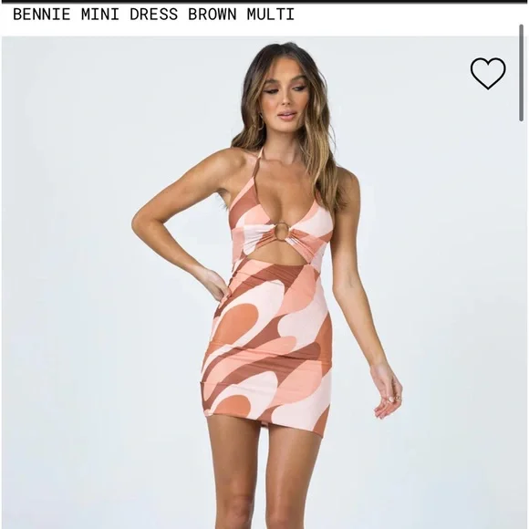 benni brown dress Benni | Gina Maxi - Brown main image 0